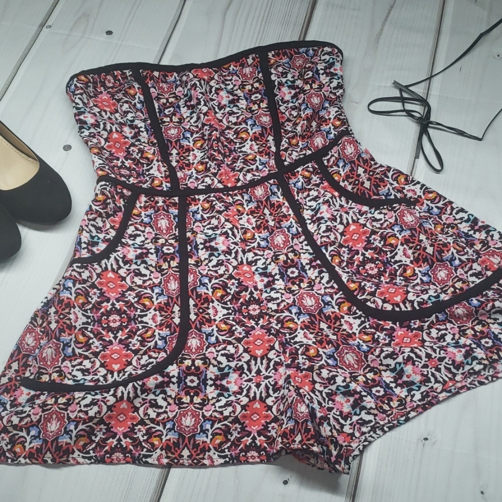 Flowered Romper